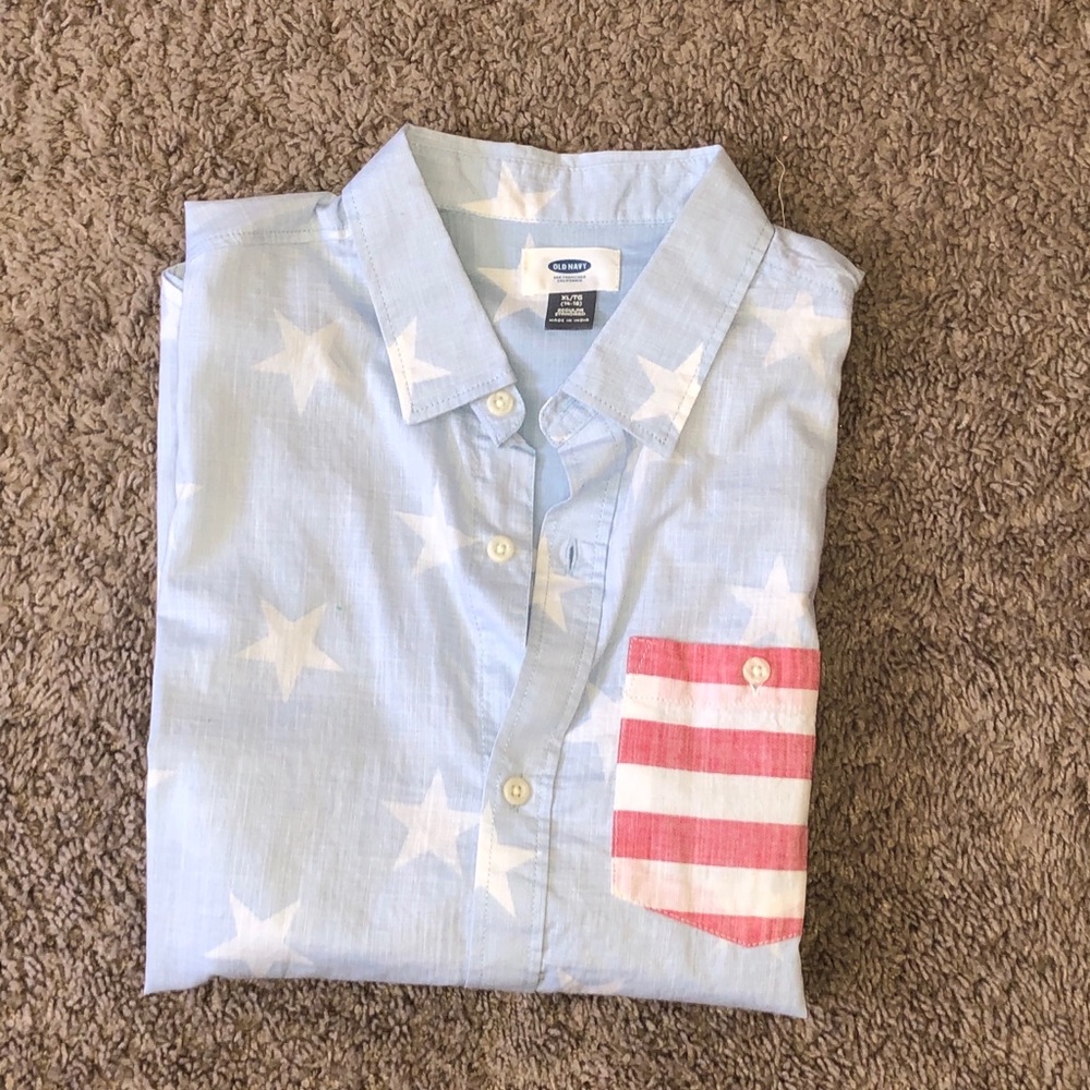 Printed Built in Flex Short Sleeve Shirt for Boys
